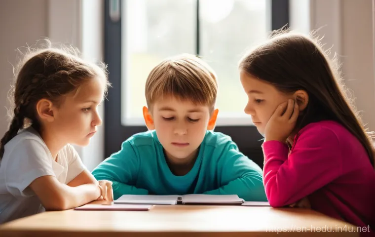 형제 간 갈등 조정법 - **Prompt:** A cozy and brightly lit living room where two siblings, a girl around 7 years old and a ...