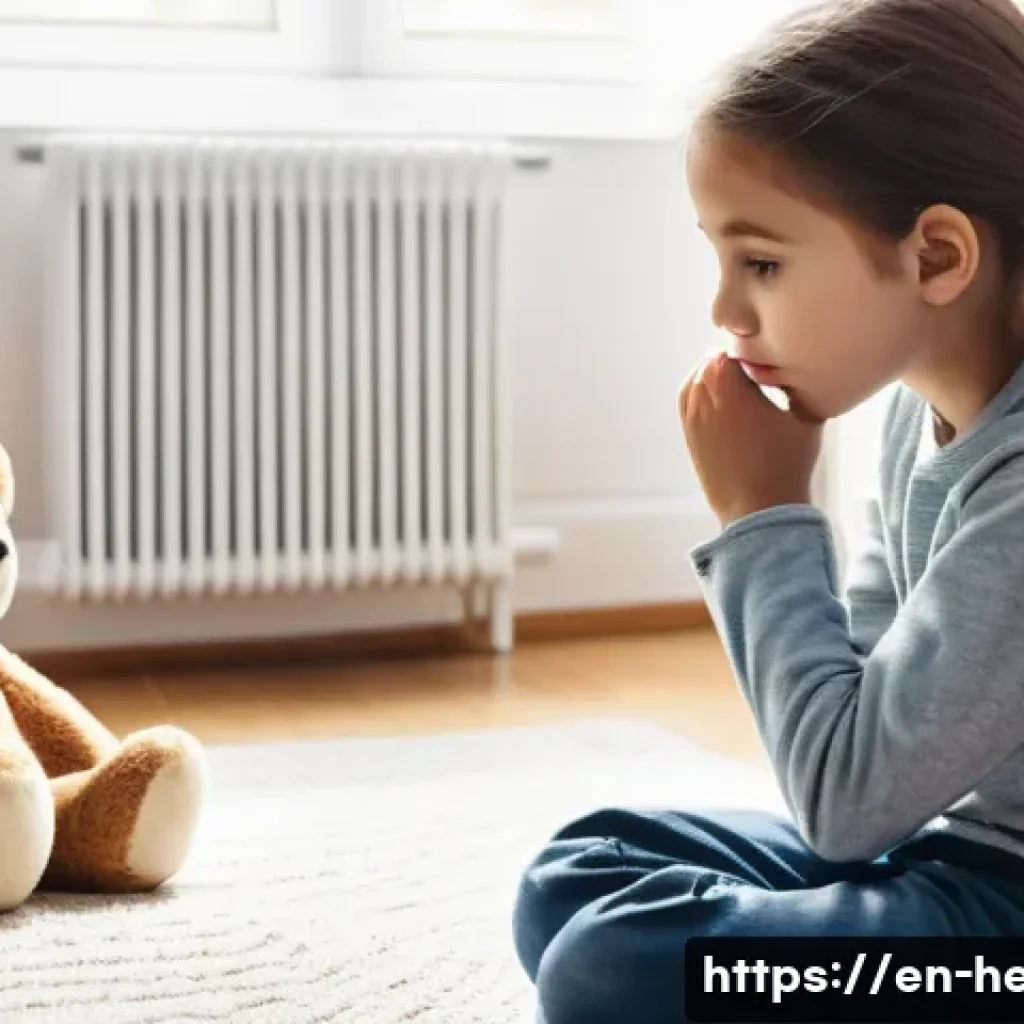 정서적 안정감을 주는 부모 역할 - **Prompt:** A cozy living room scene with warm natural light filtering through a window. A young chi...